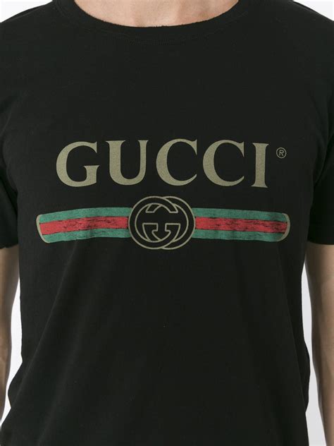 washed t shirt with gucci print|t shirt gucci original.